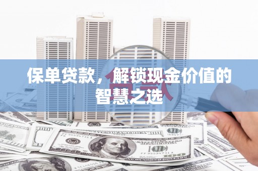 类乌齐保单贷款，解锁现金价值的智慧之选