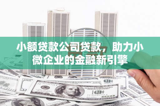 类乌齐小额贷款公司贷款，助力小微企业的金融新引擎