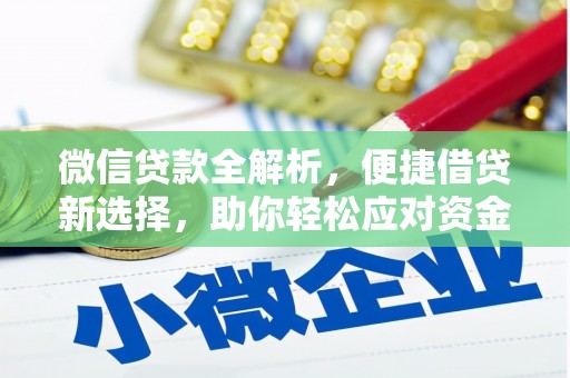 类乌齐微信贷款全解析，便捷借贷新选择，助你轻松应对资金需求